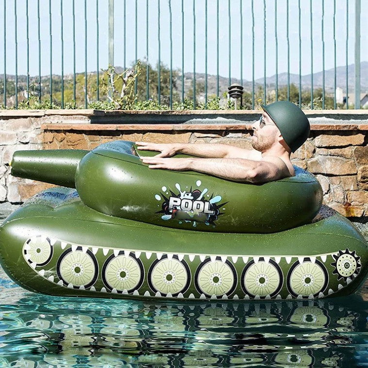 SplashPanzer | Inflatable Tank Water Spray Toy