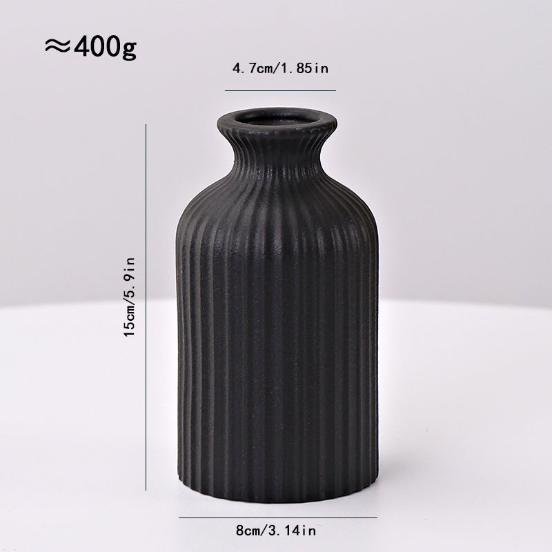 Linear Silhouette | Ceramic Line Vase Nordic Minimalist Home Decor