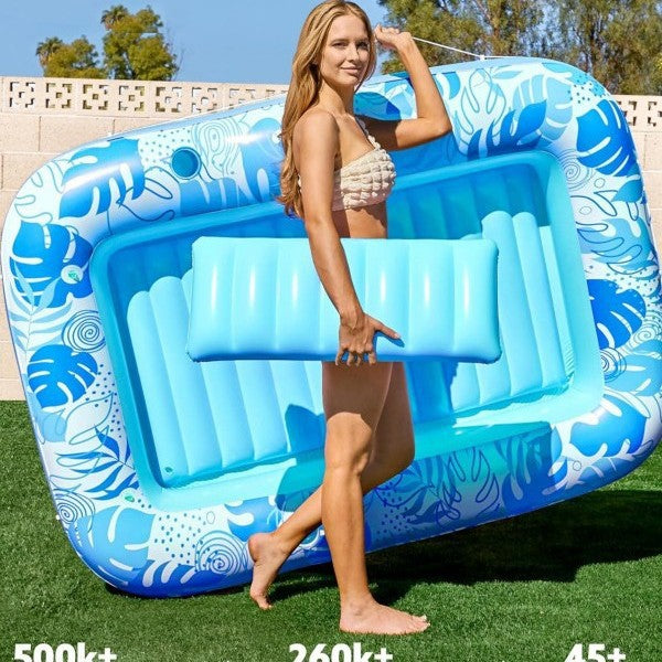 SlumberSwell | Inflatable Pool Bed