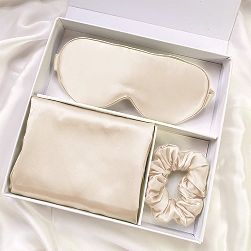 Midnight Cocoon | Gift Sleep Set Pillowcase Hair Tie Mask