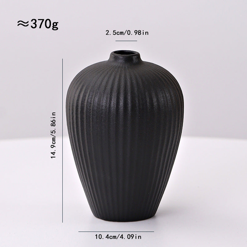 Linear Silhouette | Ceramic Line Vase Nordic Minimalist Home Decor