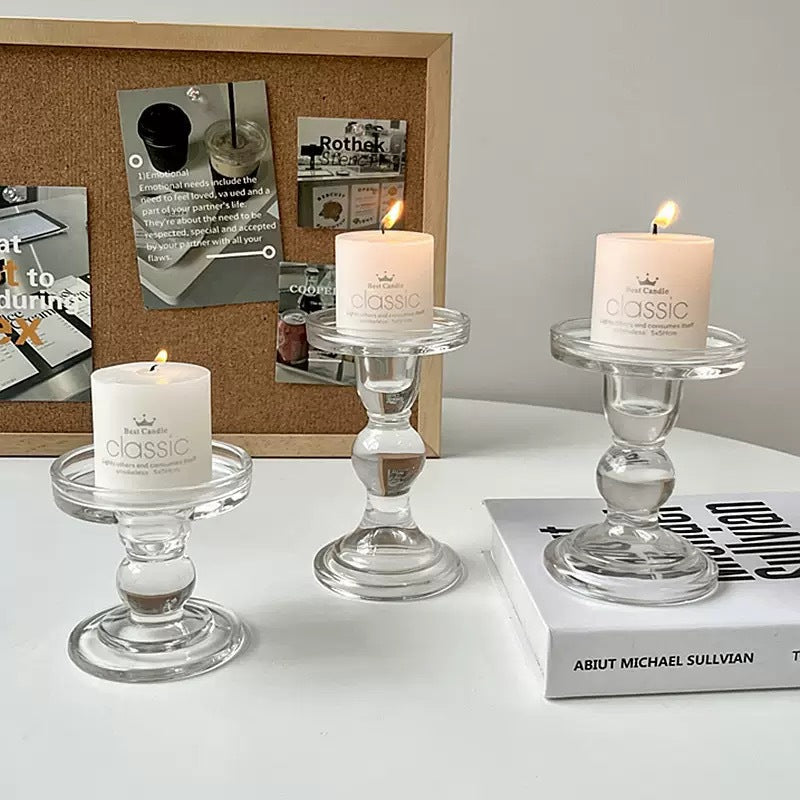 Lucent Beam | 48pc Luxury Glass Candle Holder