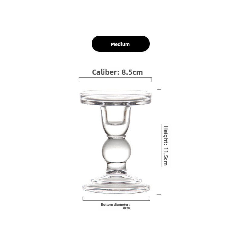 Lucent Beam | 48pc Luxury Glass Candle Holder