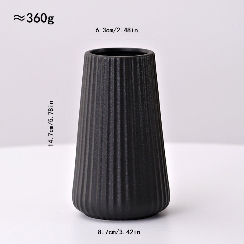 Linear Silhouette | Ceramic Line Vase Nordic Minimalist Home Decor