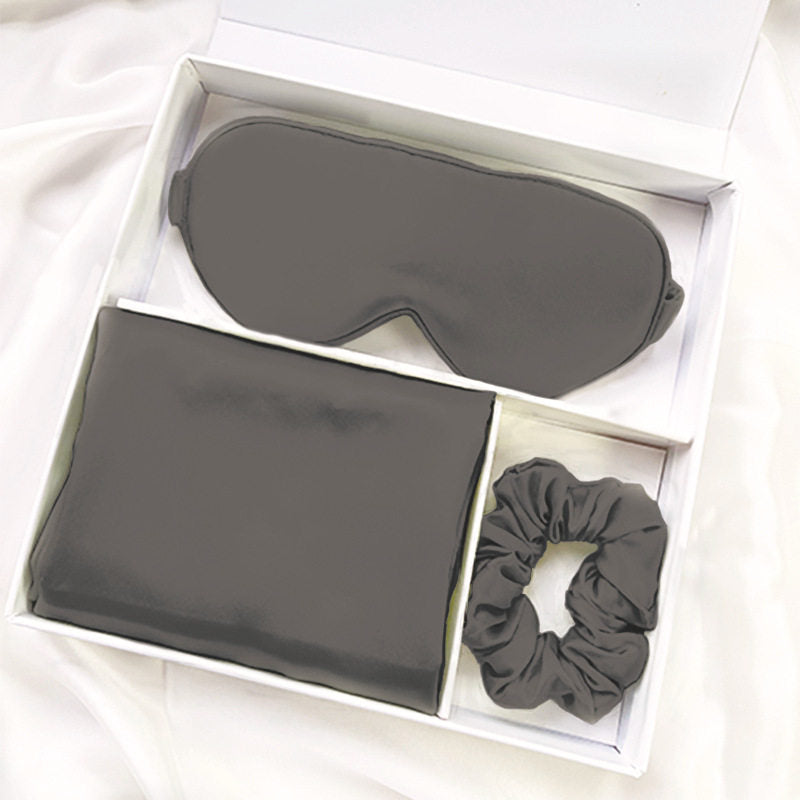 Midnight Cocoon | Gift Sleep Set Pillowcase Hair Tie Mask