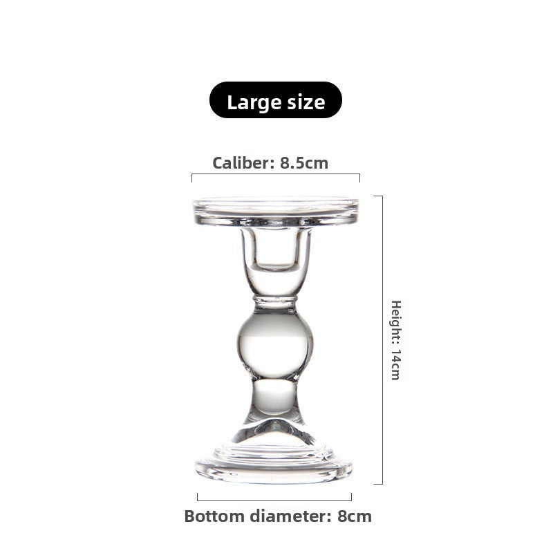 Lucent Beam | 48pc Luxury Glass Candle Holder