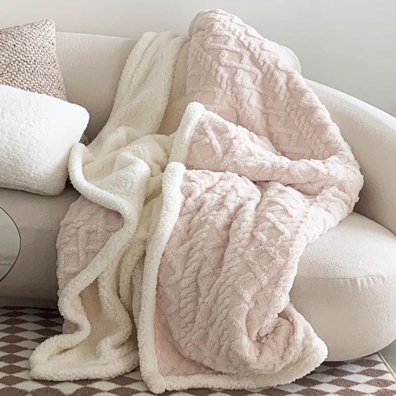 Soft-Shell Coral Cocoon | Warm Blanket