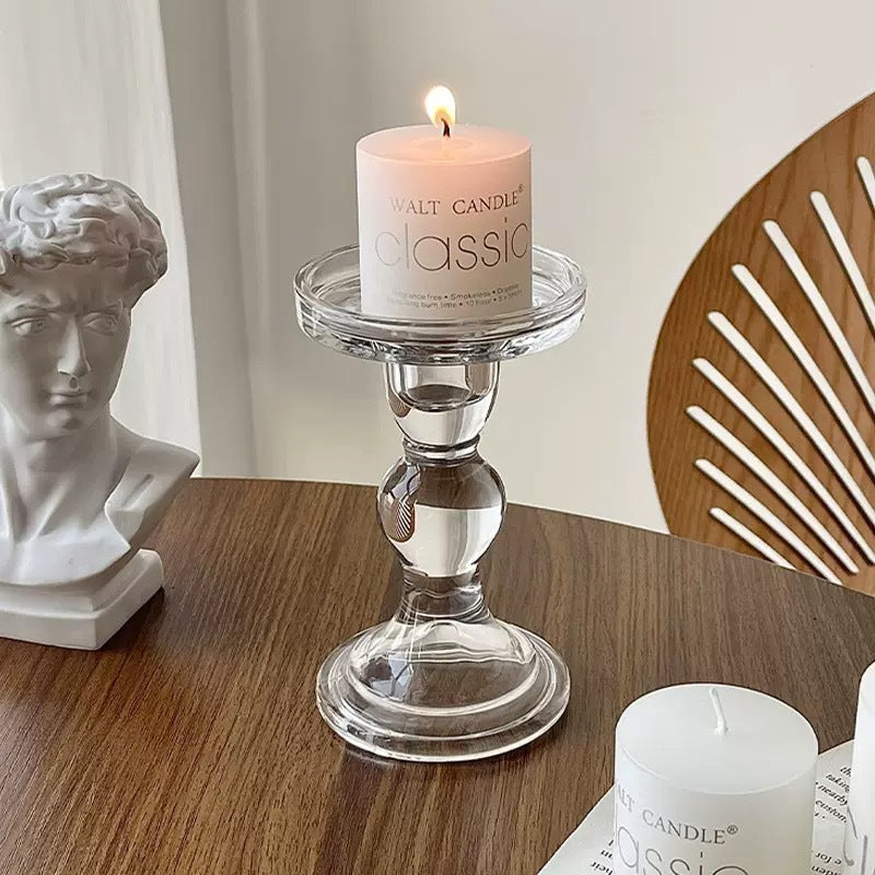 Lucent Beam | 48pc Luxury Glass Candle Holder