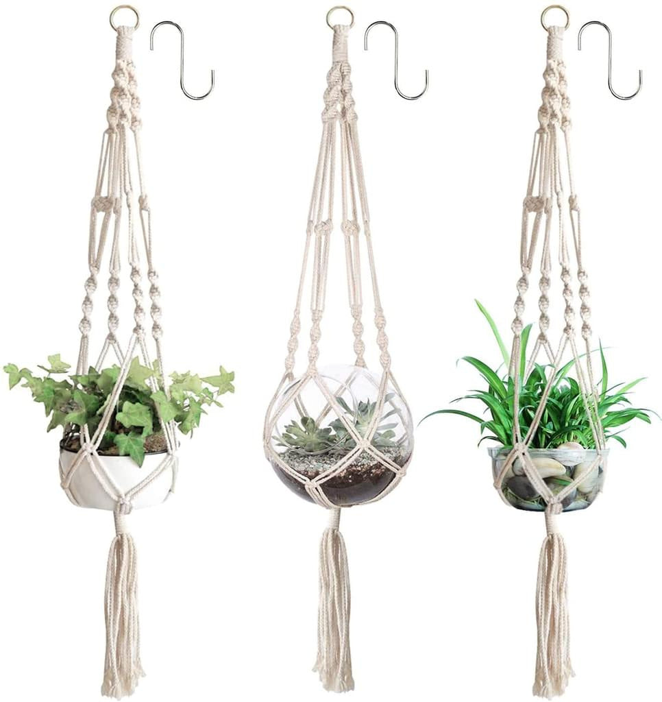 The Willow-Weave Set | Hanging Plant Basket Set