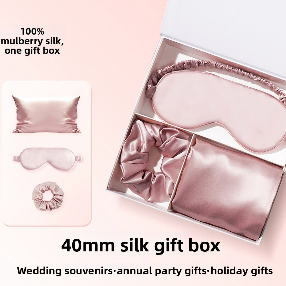 Midnight Cocoon | Gift Sleep Set Pillowcase Hair Tie Mask