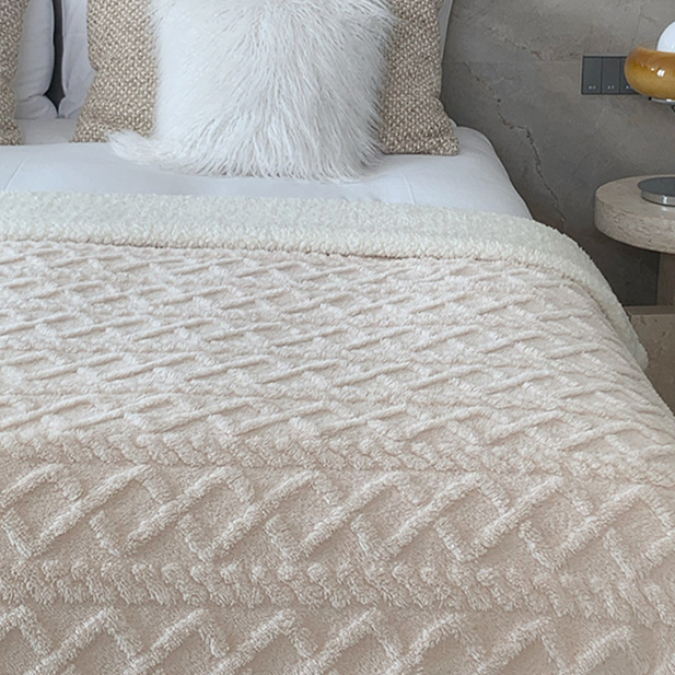 Soft-Shell Coral Cocoon | Warm Blanket