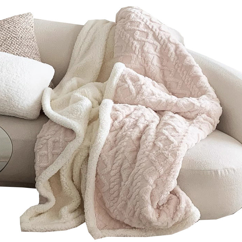 Soft-Shell Coral Cocoon | Warm Blanket