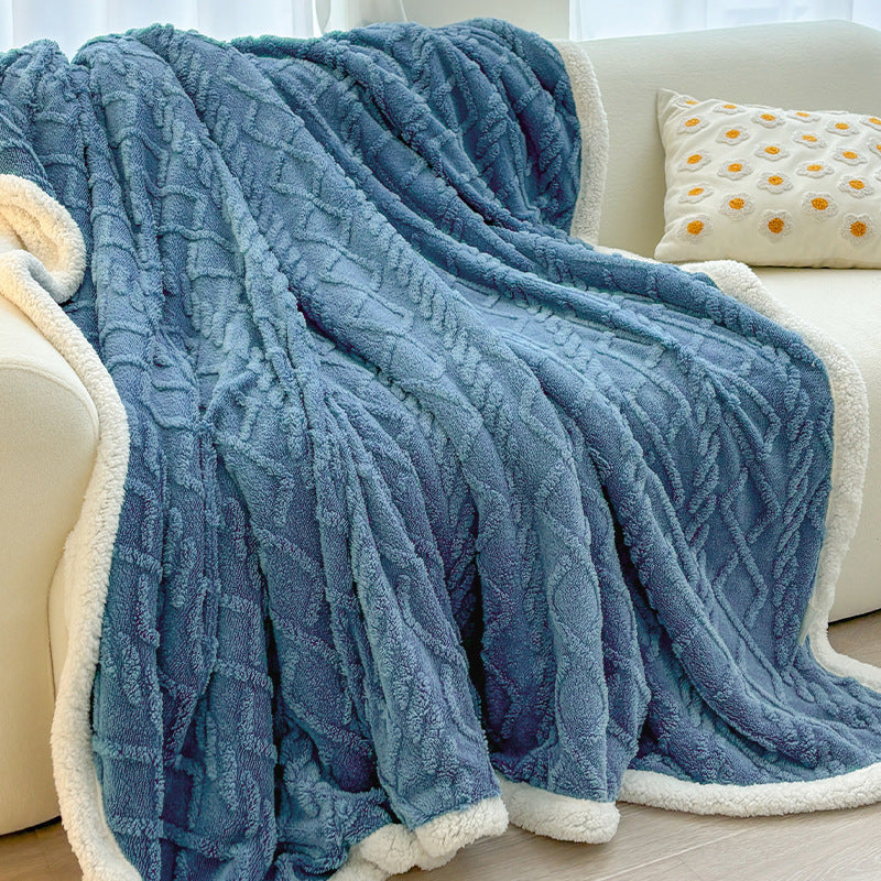 Soft-Shell Coral Cocoon | Warm Blanket