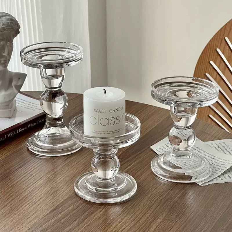 Lucent Beam | 48pc Luxury Glass Candle Holder