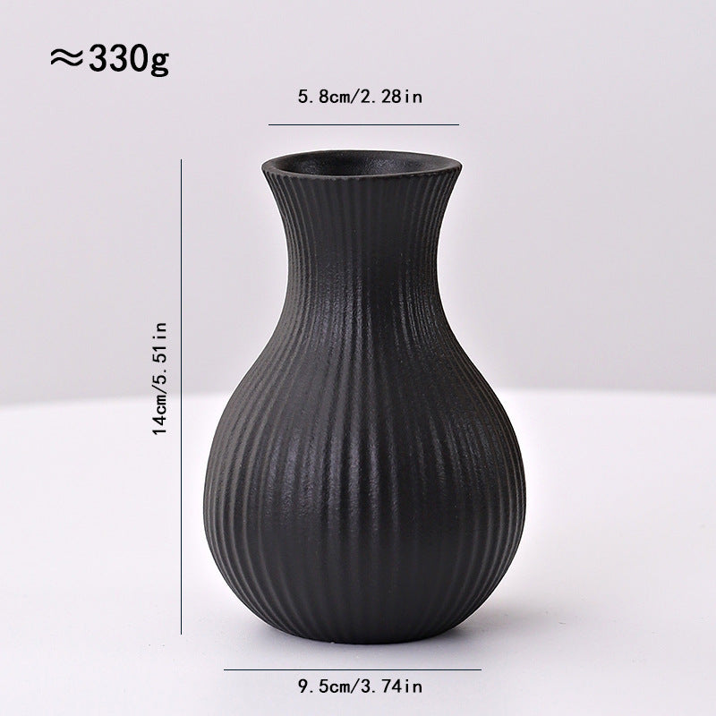 Linear Silhouette | Ceramic Line Vase Nordic Minimalist Home Decor