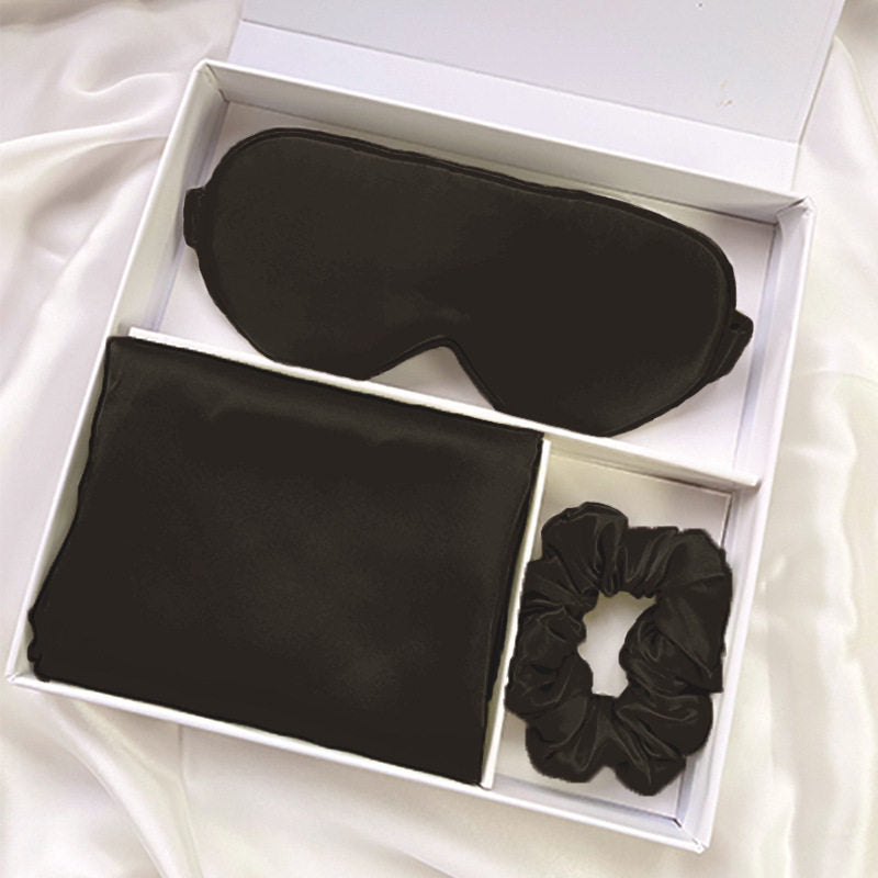 Midnight Cocoon | Gift Sleep Set Pillowcase Hair Tie Mask