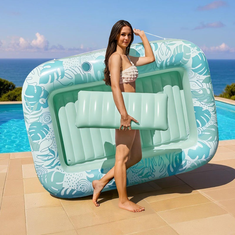 SlumberSwell | Inflatable Pool Bed