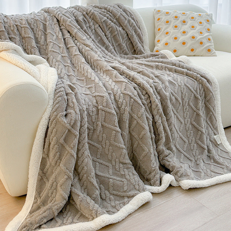 Soft-Shell Coral Cocoon | Warm Blanket