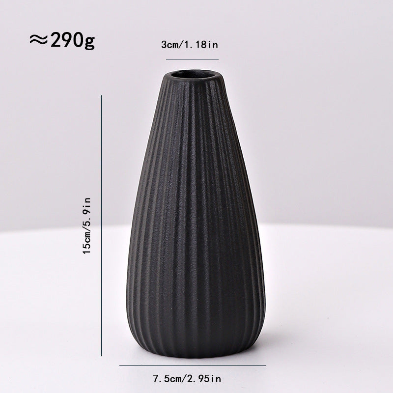 Linear Silhouette | Ceramic Line Vase Nordic Minimalist Home Decor