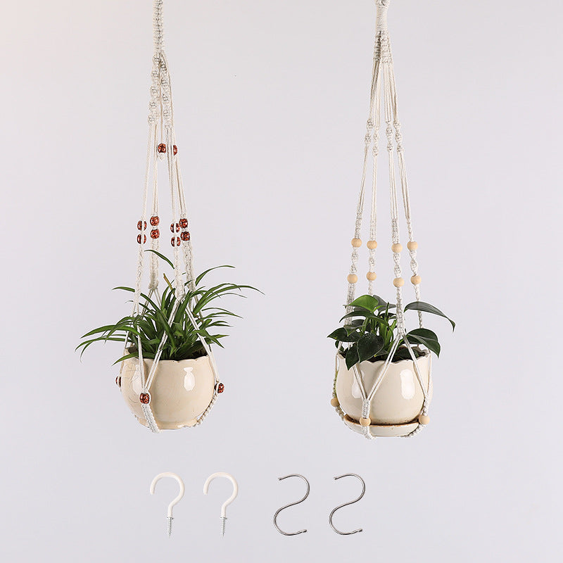 The Willow-Weave Set | Hanging Plant Basket Set