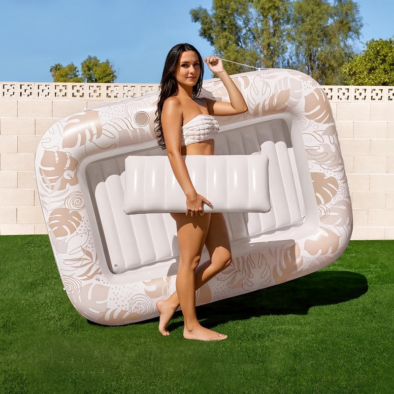 SlumberSwell | Inflatable Pool Bed