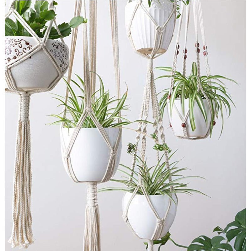 The Willow-Weave Set | Hanging Plant Basket Set