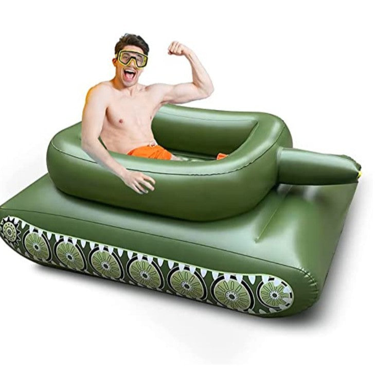 SplashPanzer | Inflatable Tank Water Spray Toy
