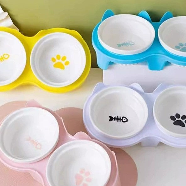 ComfiCat | Gamelle double pour animaux de compagnie