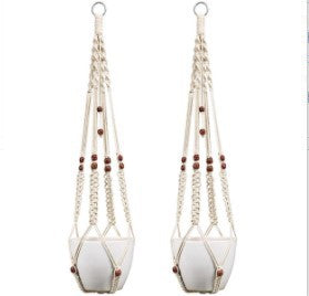 The Willow-Weave Set | Hanging Plant Basket Set