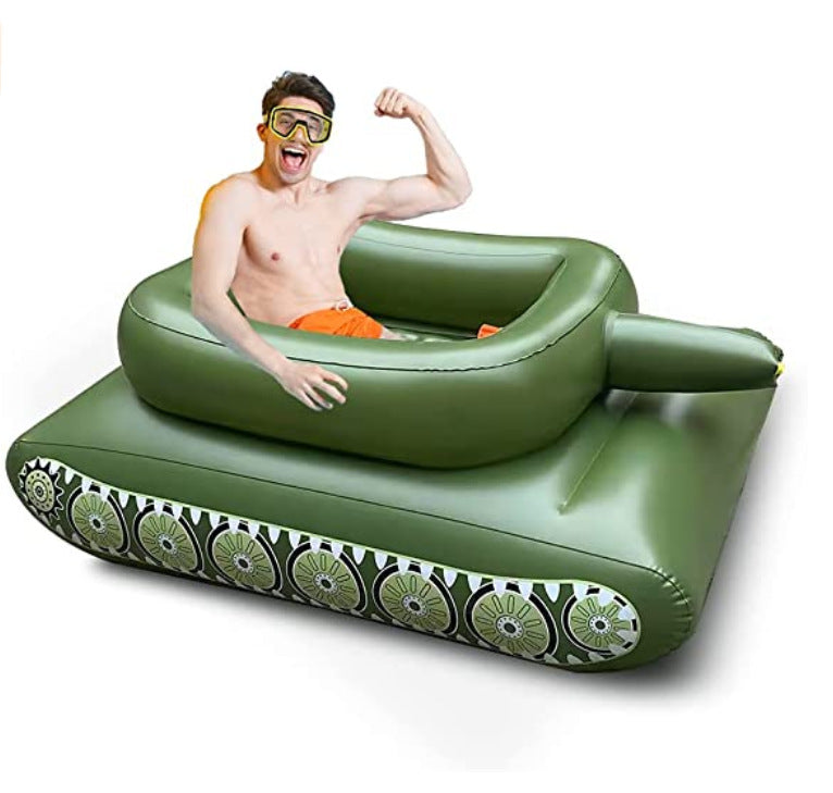SplashPanzer | Inflatable Tank Water Spray Toy